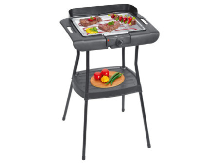 CLATRONIC Barbecue électrique sur pied BQS 3508, noir