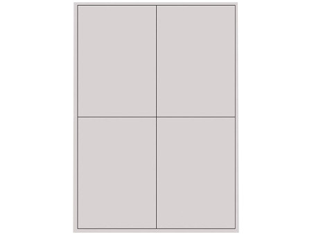 Kores Etiquette universelle, 105 x 48 mm, blanc