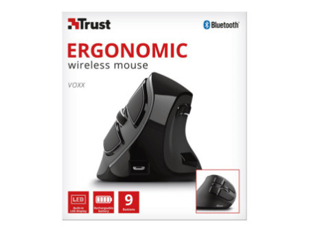 TRUST Souris sans fil ergonomique VOXX