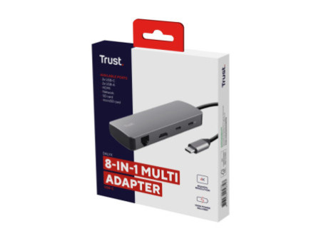 TRUST Adaptateur DALYX USB-C 8 en 1 2