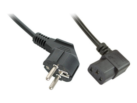 LINDY 5m IEC Mains lead angled