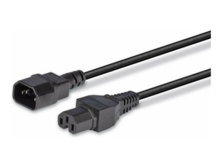 LINDY 2m IEC C14 to IEC C15 Ext Cable