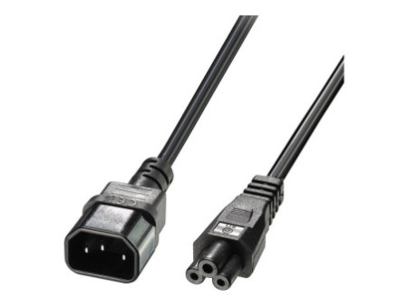 LINDY IEC C14 to IEC C5 Power Cable 1m