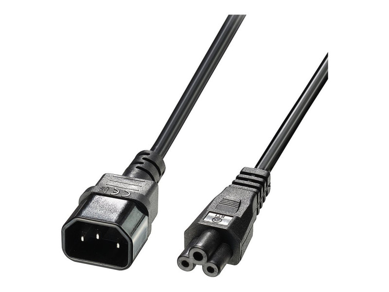 LINDY IEC C14 to IEC C5 Power Cable 1m