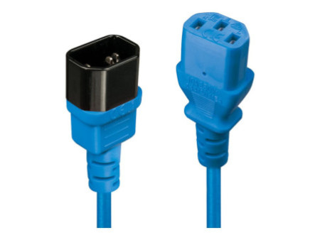 LINDY 2m IEC Extension Lead Blue