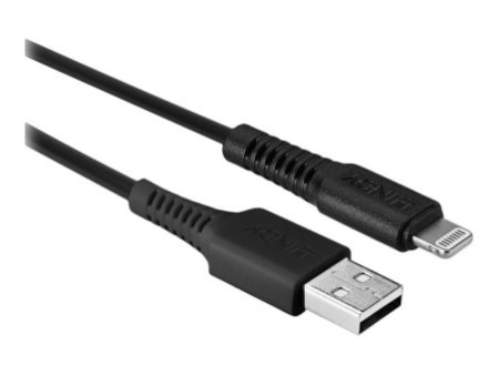 LINDY 3m USB to Lightning Cable black