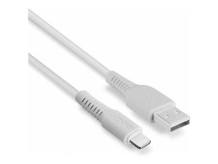 LINDY 0.5m USB to Lightning Cable white