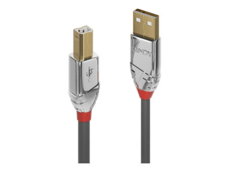 LINDY 5m USB 2.0 Type A/B Cable Cromo