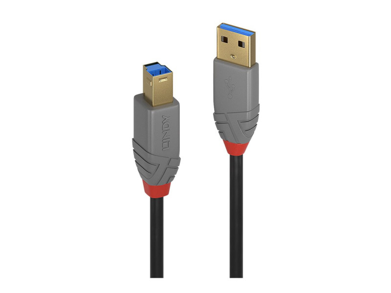 LINDY Câble USB 3.0 Type A vers B Anthra