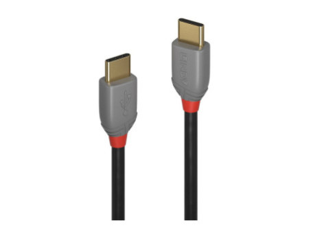LINDY Câble USB 2.0 Type C Anthra Line