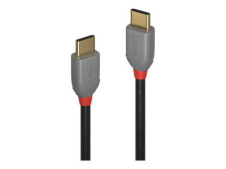 LINDY Câble USB 2.0 Type C Anthra Line