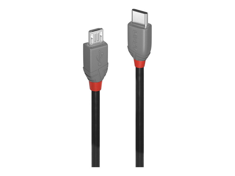 LINDY Câble USB 2.0 Type C vers Micro-B