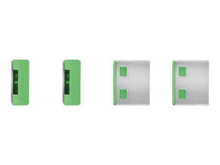 LINDY Clé USB et 4 bloqueurs de ports