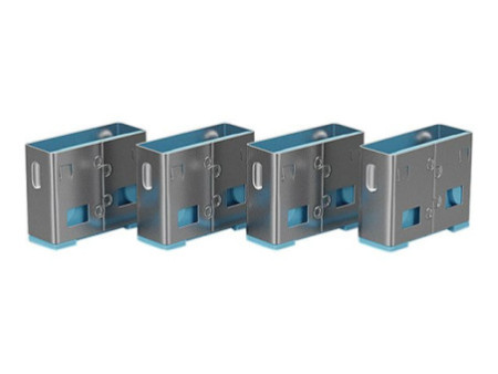 LINDY Clé USB et 4 bloqueurs de ports