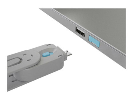 LINDY Clé USB et 4 bloqueurs de ports