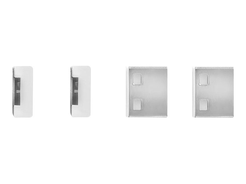 LINDY Clé USB et 4 bloqueurs de ports