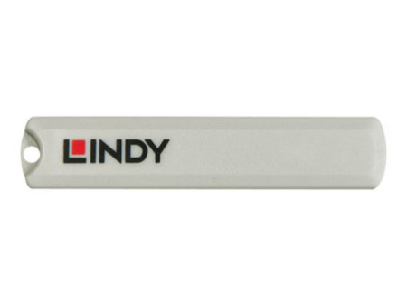 LINDY USB C Port Blocker Key Blue