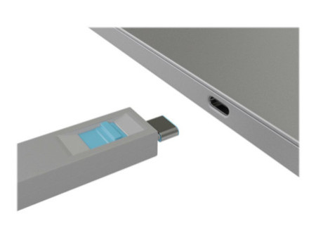 LINDY USB C Port Blocker Key Blue