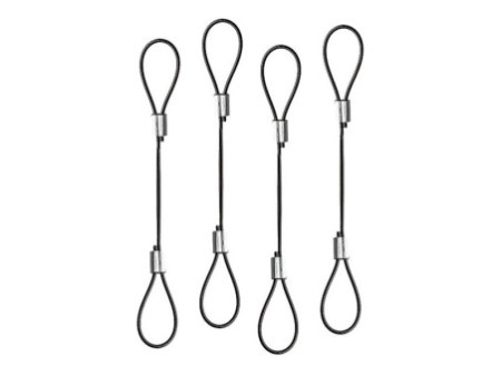 LINDY Cable Adapter Tethers - Pack of 4