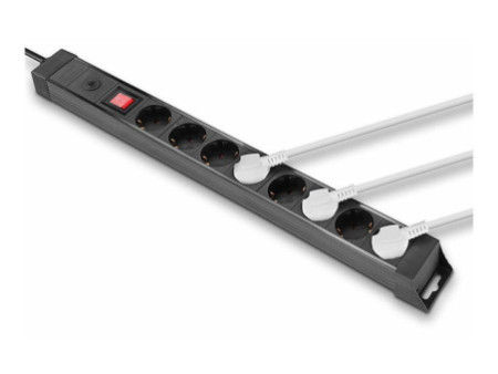 LINDY Mains 8 way gang socket