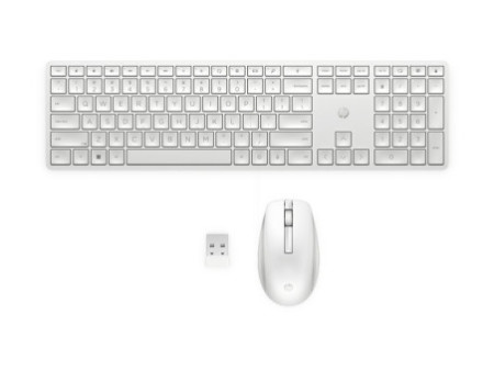 HP 655 Wireless KB/MSE Combo WHT (FR)