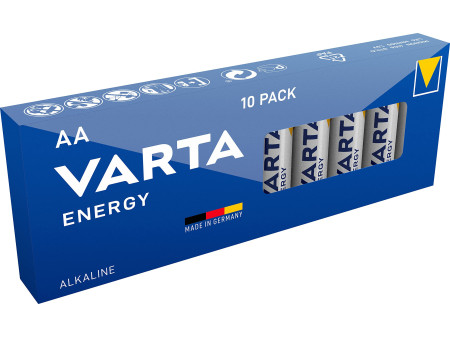 VARTA Pile alcaline 'Energy', Mignon (AA/LR6)