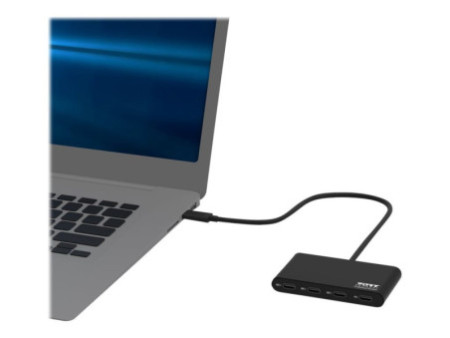 PORT DESIGNS USB Hub Type-C 4Ports TypeC