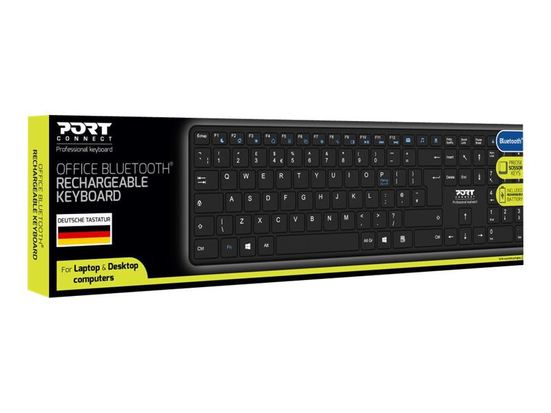 PORT DESIGNS Rechargeable BT Keyboard
