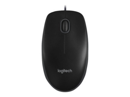 LOGI B100 optical Mouse Black USB OEM
