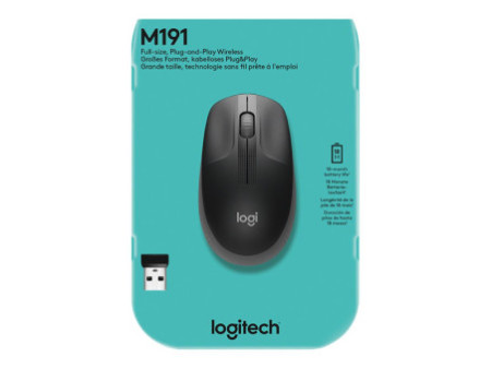 LOGI M190 wireless mouse Charcoal