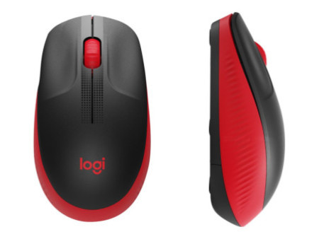 LOGI M190 Full-size wireless mouse Red