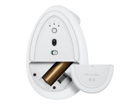 LOGI Lift for Mac Vertical Mouse - WHITE