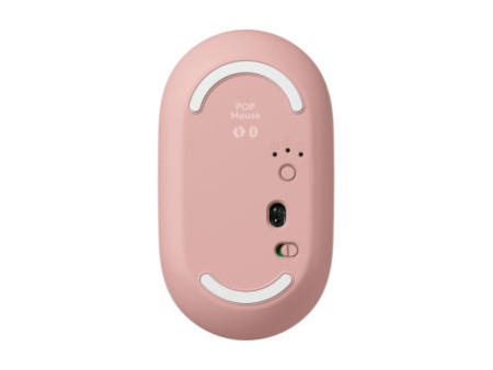 LOGI POP Mouse with emoji - ROSE