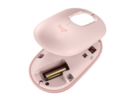 LOGI POP Mouse with emoji - ROSE