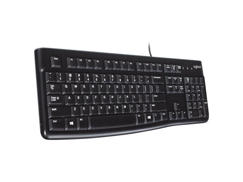 LOGI K120 Corded Keyboard black FRA