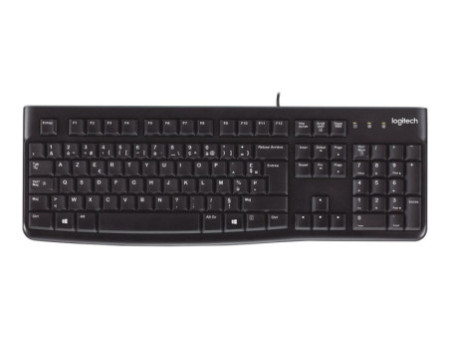 LOGI K120 Corded Keyboard black FRA