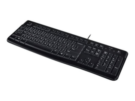 LOGI K120 Corded Keyboard black FRA