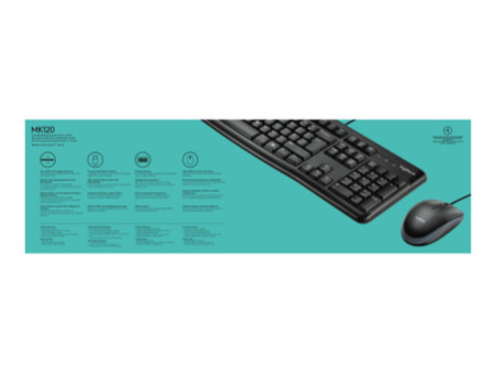LOGITECH MK120 Clavier Souris Filaire FR