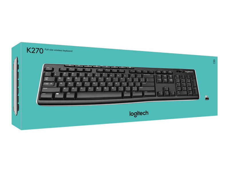 LOGI K270 Wireless Keyboard (UK)