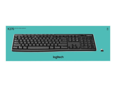 LOGI K270 Wireless Keyboard (UK)