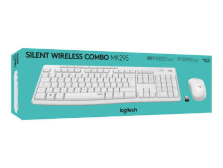 LOGI MK295 Silent Wireless Combo - White