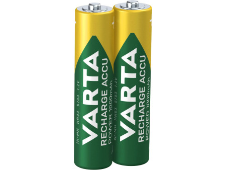VARTA Pile NiMH 'Rechargeable Accu', Micro (AAA), 1 000 mAh