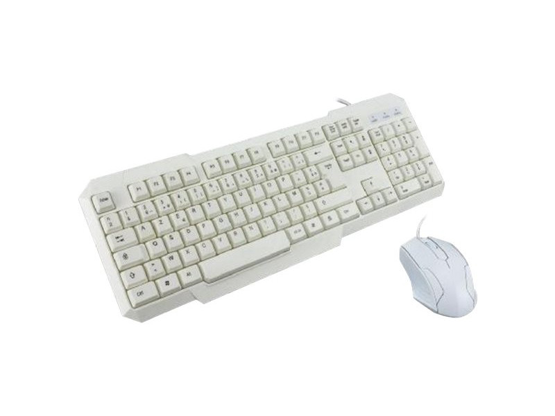 MCL Kit clavier + souris USB - Blanc