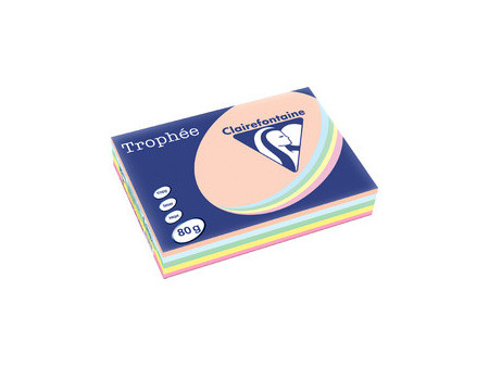 Clairefontaine Papier universel Trophée, A4, assorti fluo