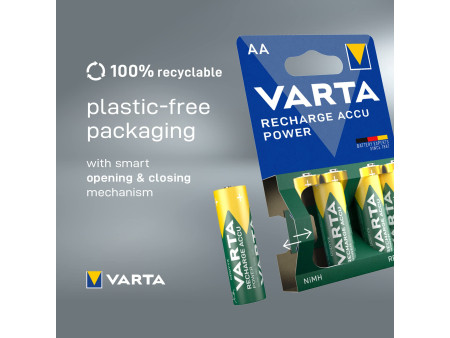 VARTA Pile NiMH 'Rechargeable Accu', Micro (AAA), 1 000 mAh