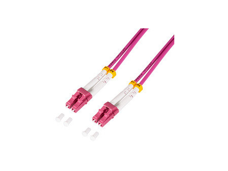 LogiLink Câble patch fibre optique armé, 2x LC-Duplex, 10 m