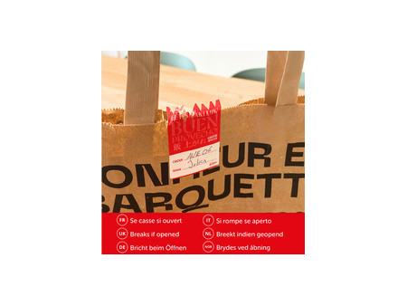 AVERY Étiquette de fermeture 'bon appétit', 40 x 95 mm