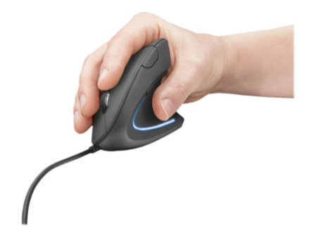 TRUST Souris filaire ergonomique VERTO