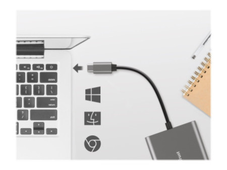 TRUST Adaptateur DALYX USB-C 3 en 1 HDMI