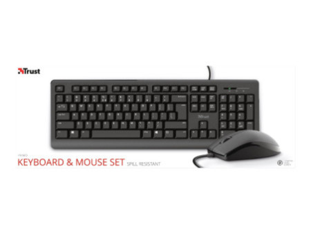 TRUST Pack clavier & souris filaire (FR)